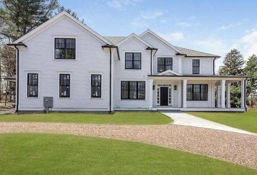 modern black windows