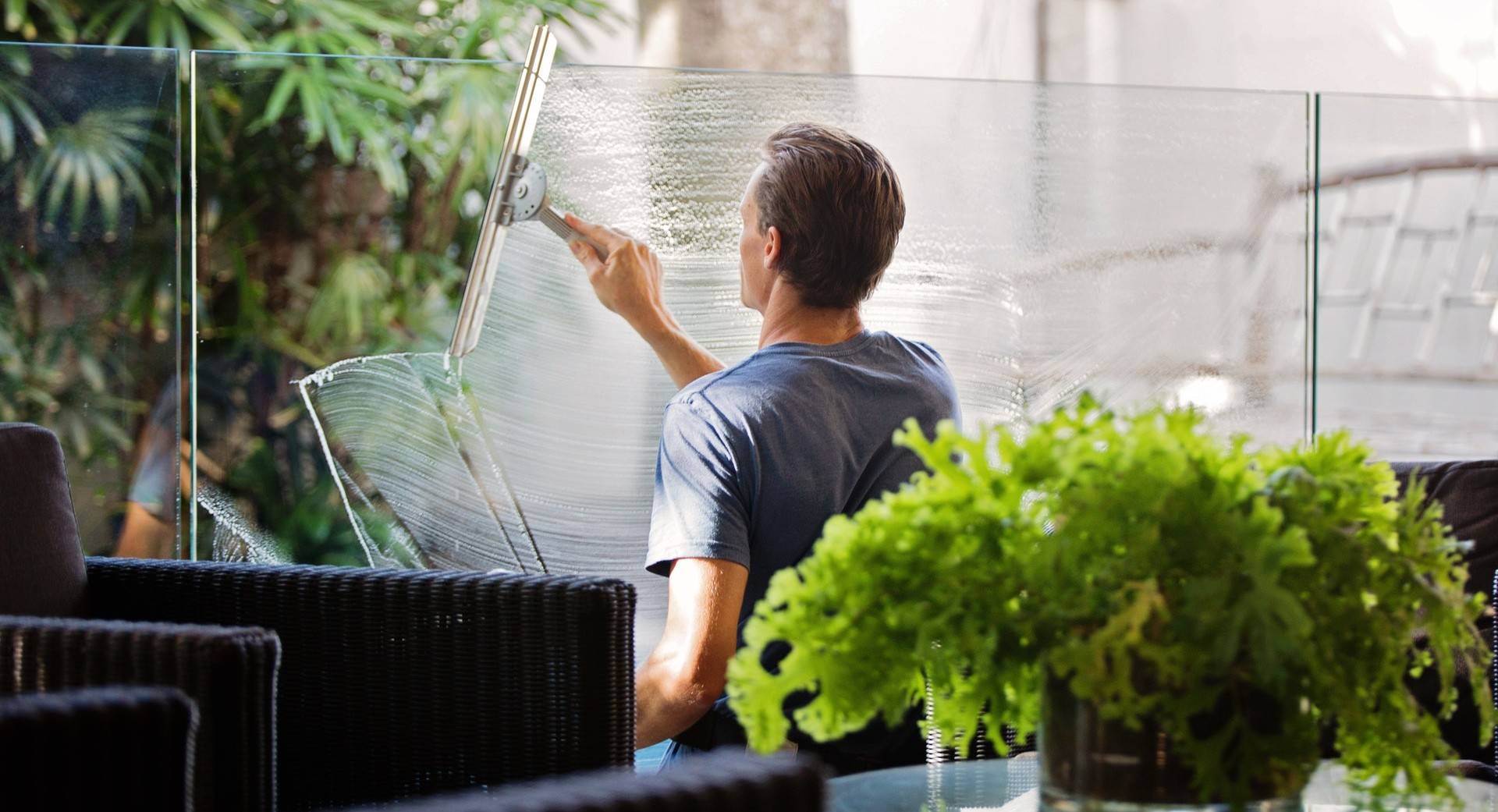 cleaning windows