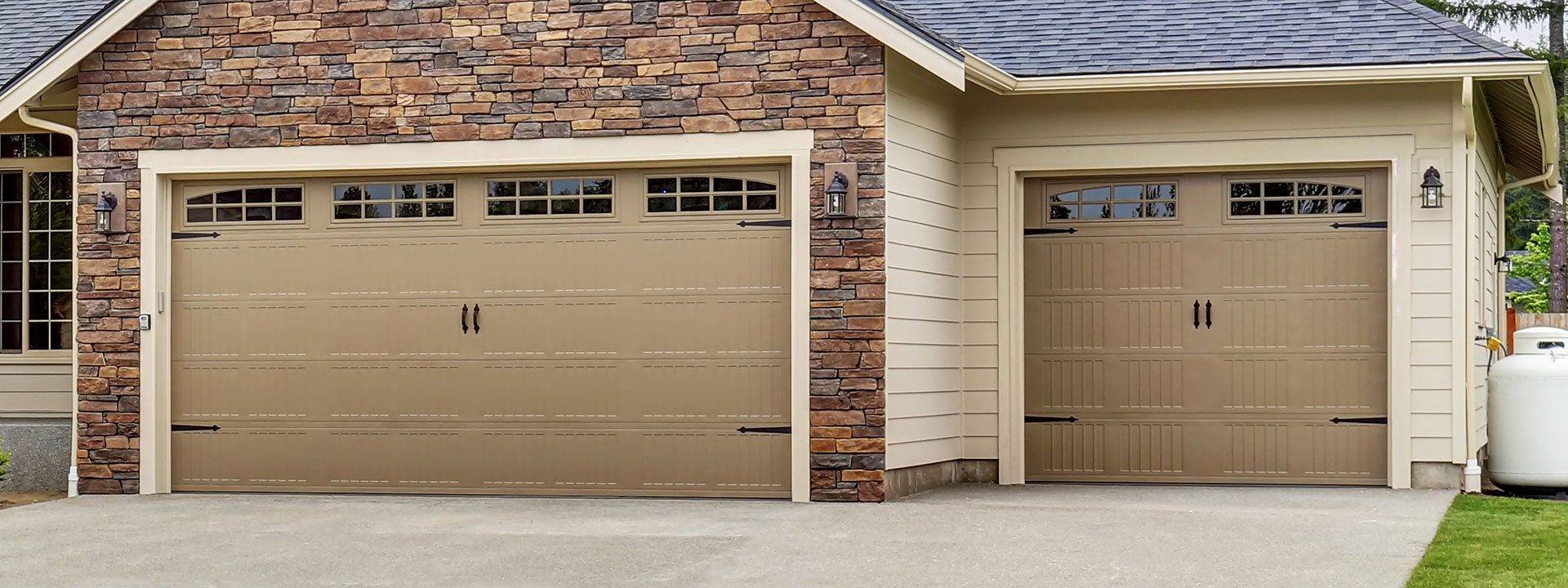 Matching garage door to home