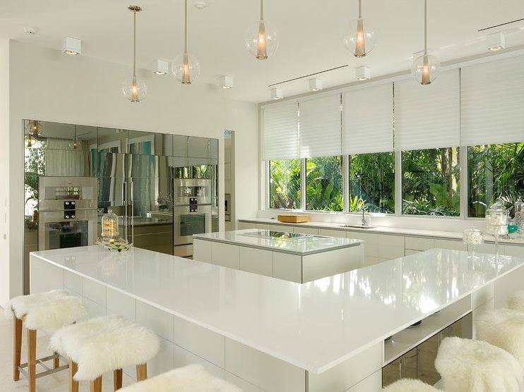 Sheers blinds for the kitchen