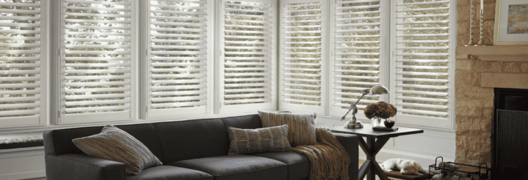 Emjoy the ease of Hunter Douglas shutters